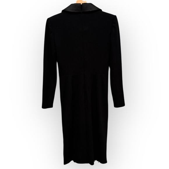 Tadashi Shoji Peekaboo Lace Panel Long Sleeve Cocktail Dress Size XS - Picture 6 of 12